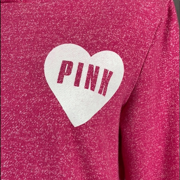 PINK Victoria’s Secret Pink Hoodie Sweatshirt Med - Picture 5 of 11